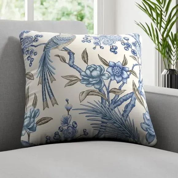 Fire Retardant Cushion Cover - Lapis, Fabric image