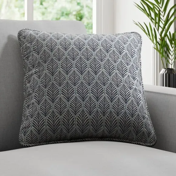 Fire Retardant Cushion Cover - Navy, Fabric