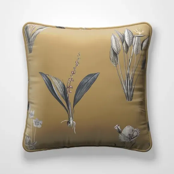 Fire Retardant Cushion Cover - Ochre