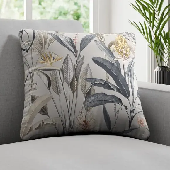 Fire Retardant Cushion Cover - Ochre, Fabric
