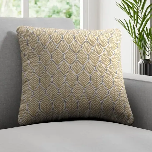 Fire Retardant Cushion Cover - Ochre, Fabric