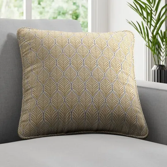 Fire Retardant Cushion Cover - Ochre, Fabric