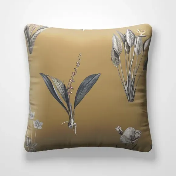Fire Retardant Cushion Cover - Ochre
