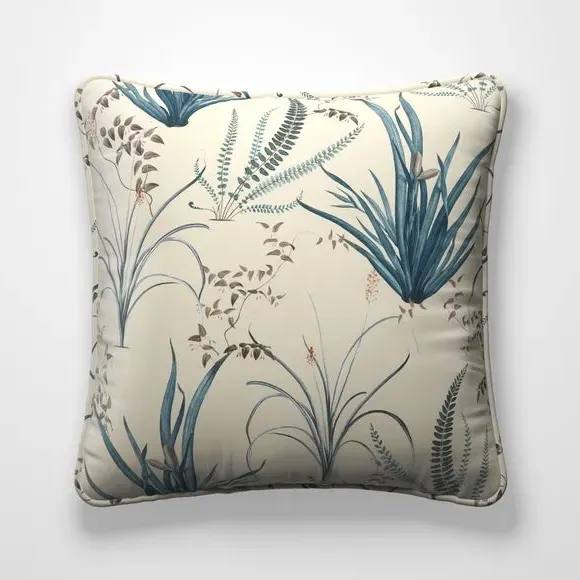Fire Retardant Cushion Cover - Peacock, Fabric
