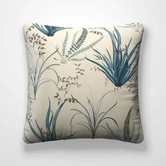 Fire Retardant Cushion Cover - Peacock, Fabric