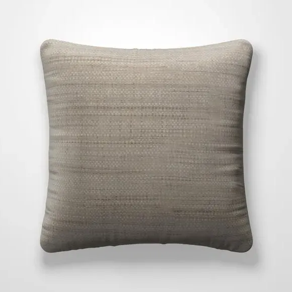 Fire Retardant Cushion Cover - Putty, Textured
