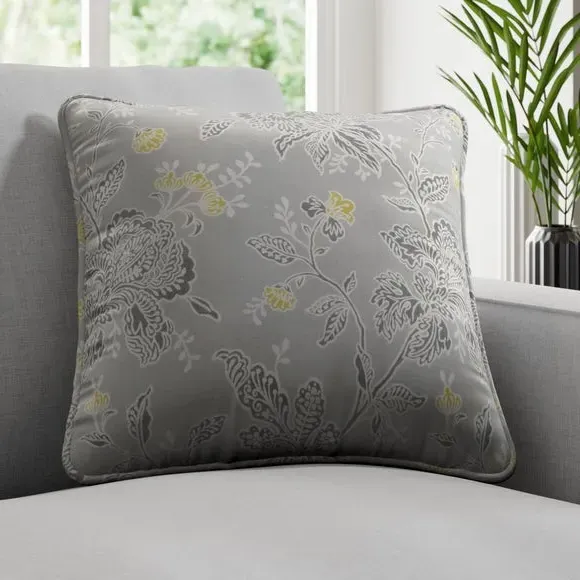 Fire Retardant Cushion Cover - Slate, Fabric