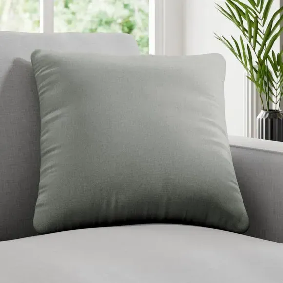 Fire Retardant Cushion Cover - Smoke, Woven