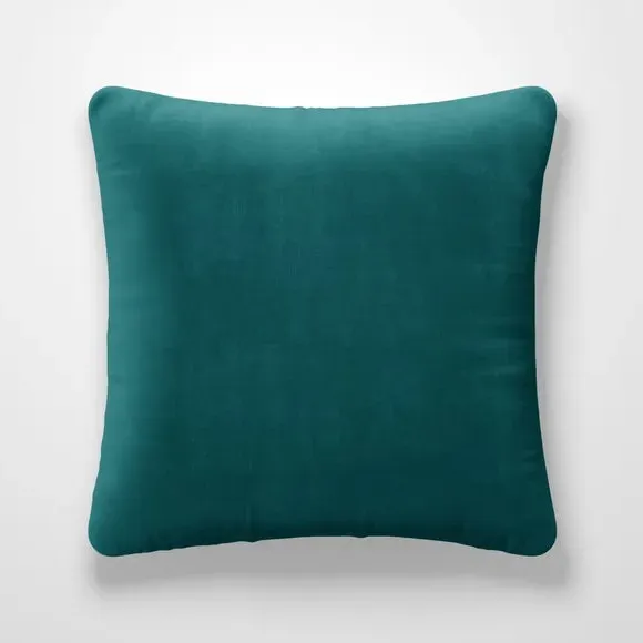 Fire Retardant Cushion Cover - Teal, Velour