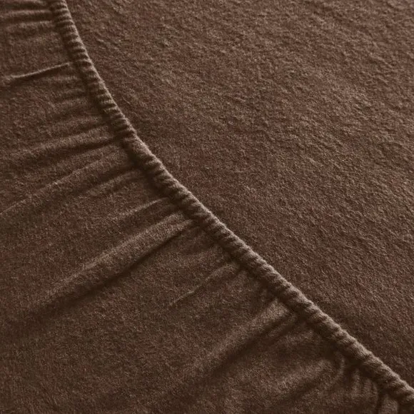 Fitted Sheet Brushed Cotton - Pinecone