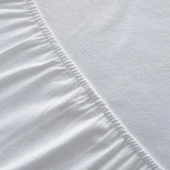 Fitted Sheet Brushed Cotton - White