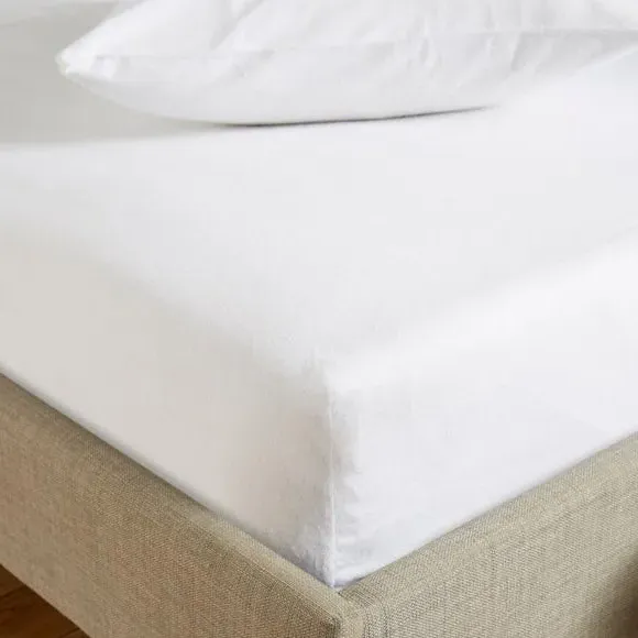 Fitted Sheet Brushed Cotton - White