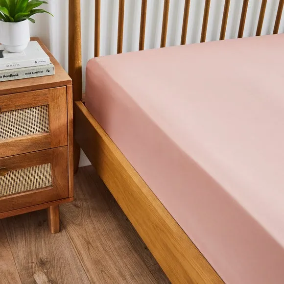 Fitted Sheet Super Soft - Blush, Polyester