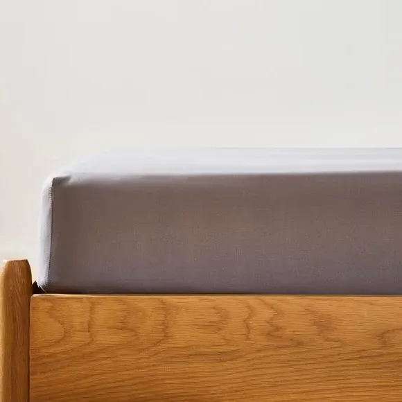 Fitted Sheet Super Soft - Grey, Polyester