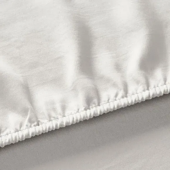Fitted Sheet with Elastic - Ivory, Polyester