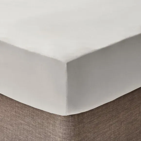 Fitted Sheet with Elastic - Ivory, Polyester