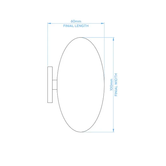 Fixed Curtain Pole with Rings - Black, Metal