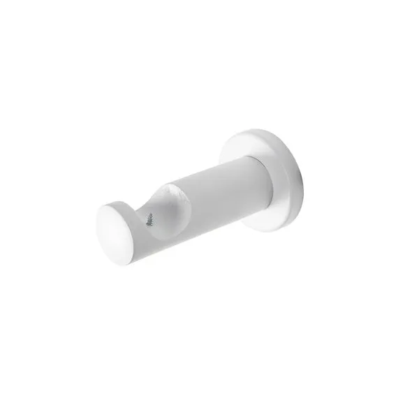 Fixed Eyelet Curtain Pole - White, Wood