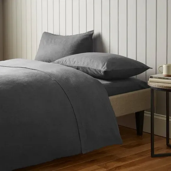 Flat Sheet Brushed Cotton - Dove
