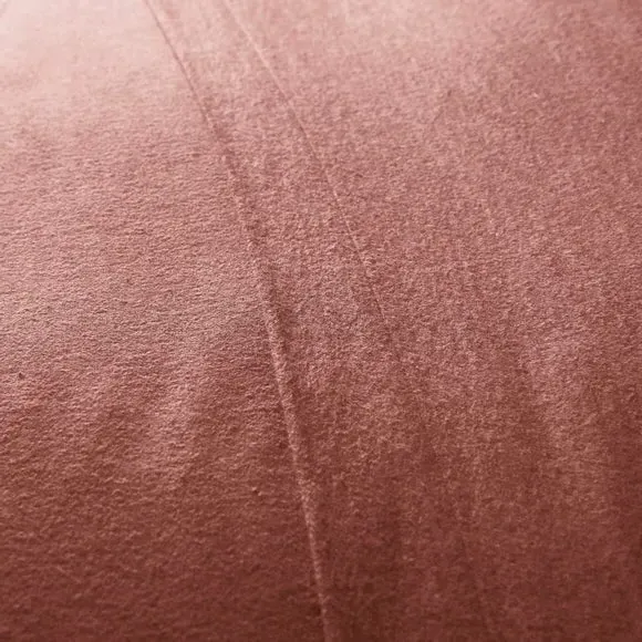 Flat Sheet Brushed Cotton - Terracotta