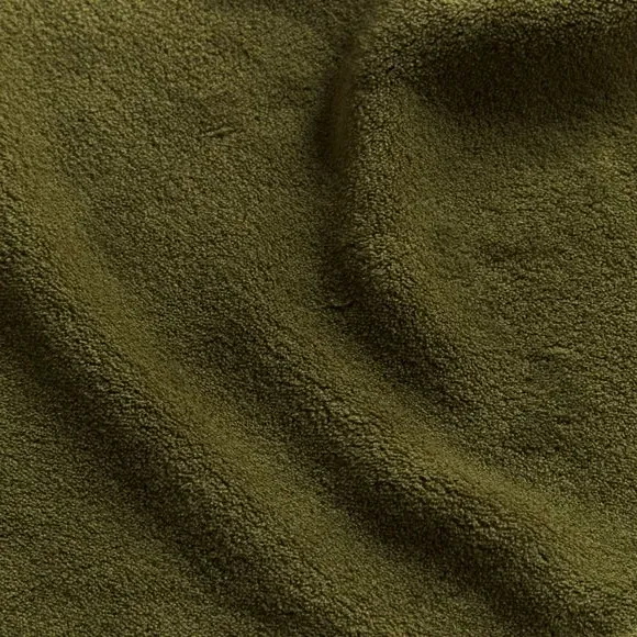 Fleece Throw Blanket - Olive, Polyester