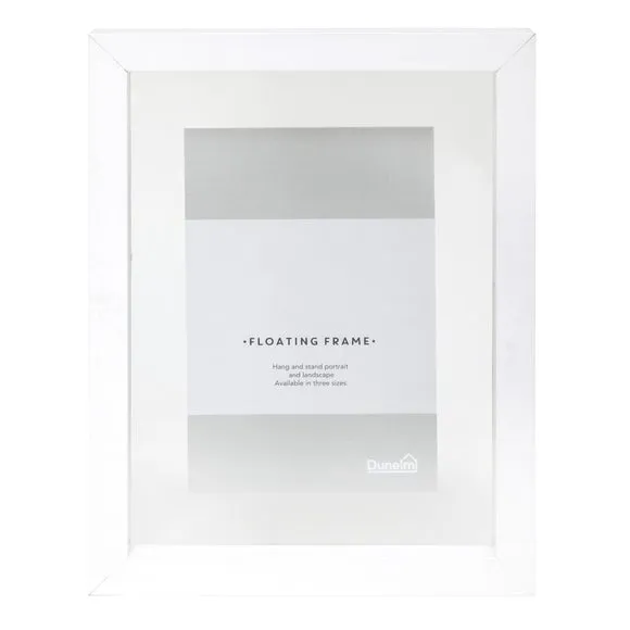 Floating Photo Frame - White image