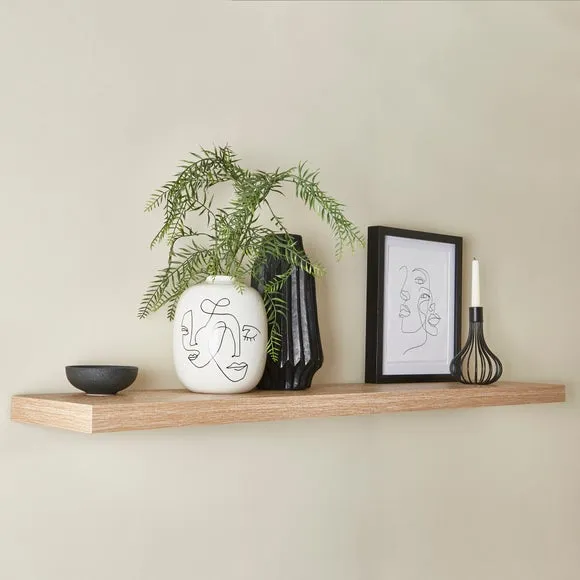 Floating Shelf - Oak Wood