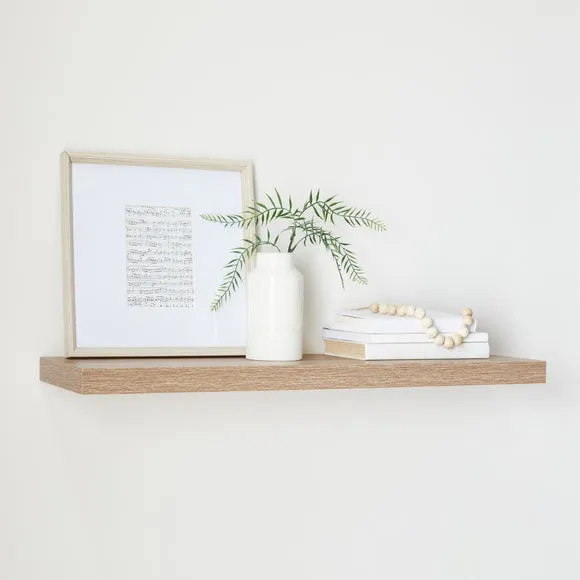Floating Shelf - Oak Wood