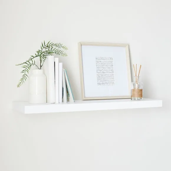 Floating Shelf - White