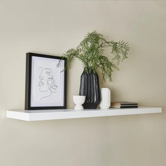 Floating Shelf - White