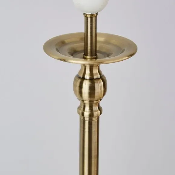 Floor Lamp Base - Antique Brass