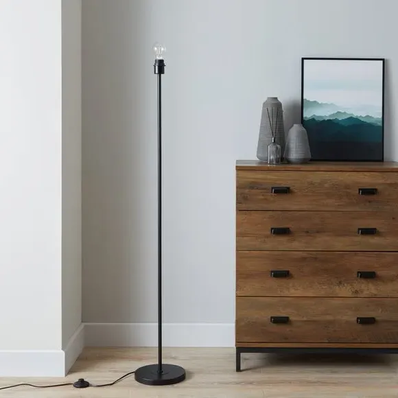 Floor Lamp Base - Black, Metal