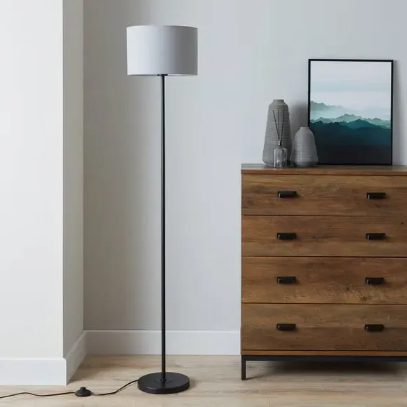 Floor Lamp Base - Black, Metal