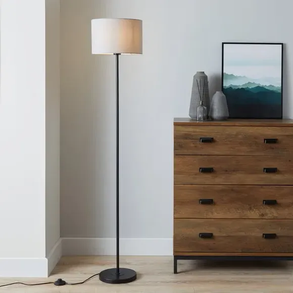 Floor Lamp Base - Black, Metal