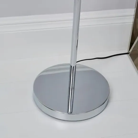 Floor Lamp with Acrylic Drops - Charcoal, Velvet