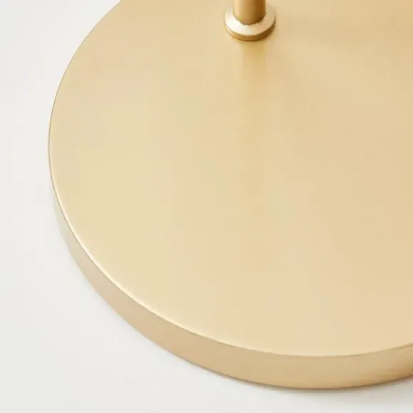 Floor Lamp with Foot Switch - Green, Glass