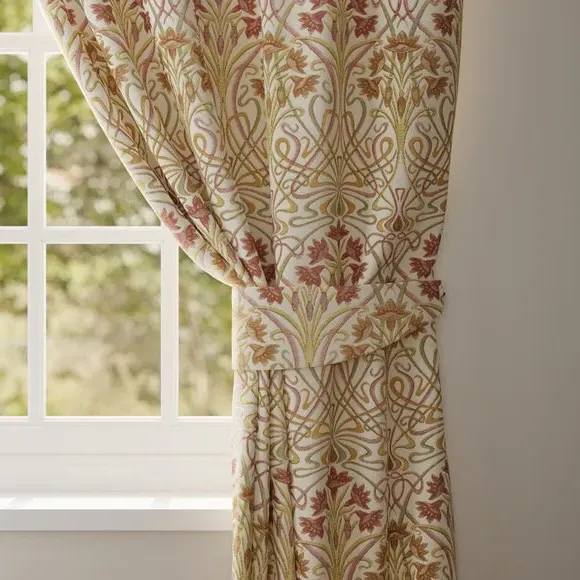 Floral Curtain Tieback - Autumn image