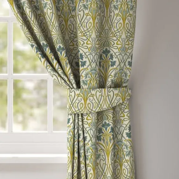 Floral Curtain Tieback - Indigo