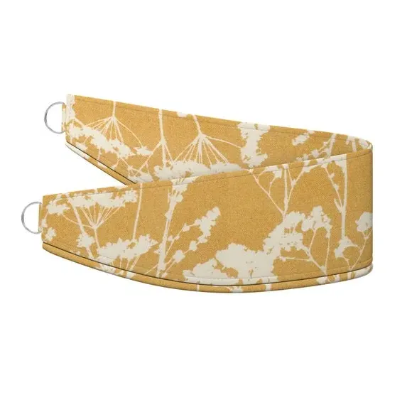 Floral Curtain Tieback - Marigold, Cotton