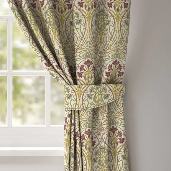 Floral Curtain Tieback - Mulberry
