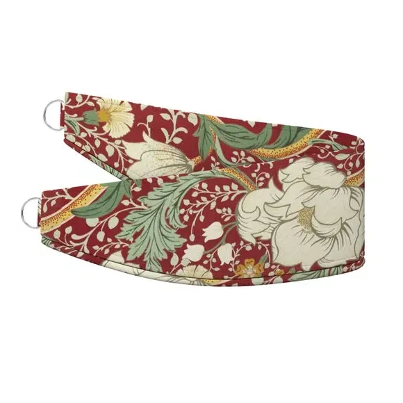 Floral Curtain Tieback - Paprika