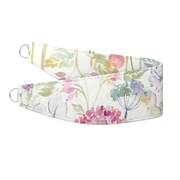 Floral Curtain Tieback - Peony, Cotton Linen