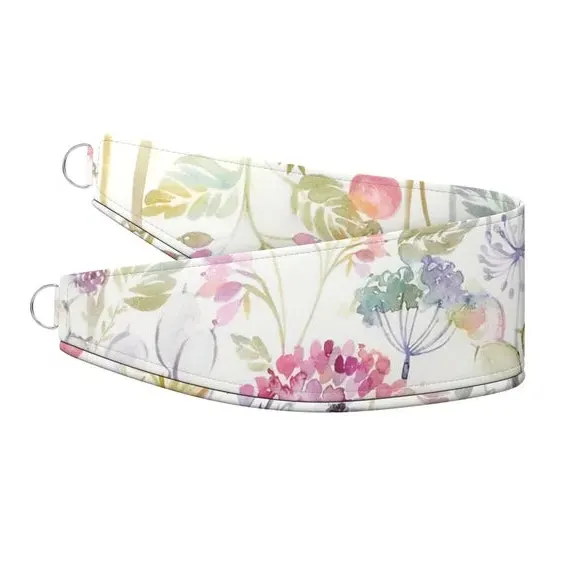 Floral Curtain Tieback - Peony, Cotton Linen