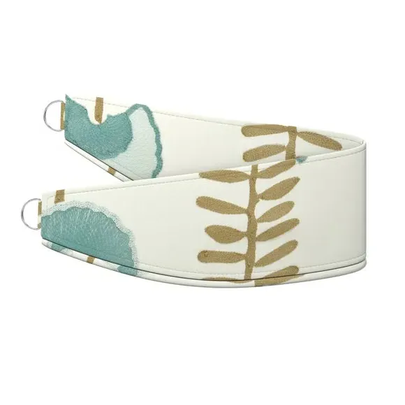 Floral Curtain Tieback - Seafoam, Polycotton