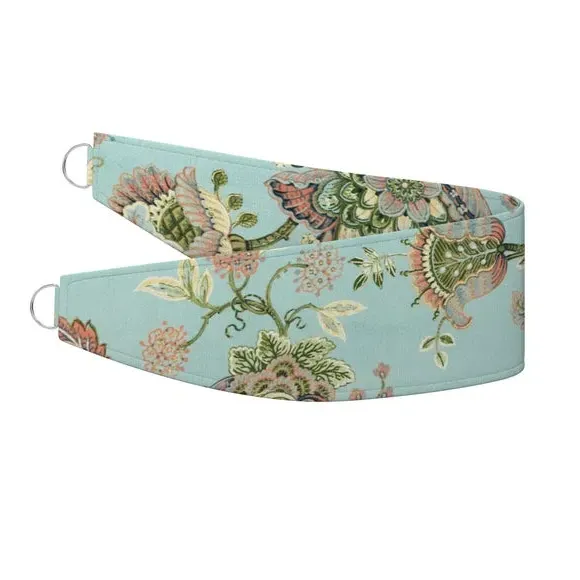 Floral Curtain Tieback - Spa