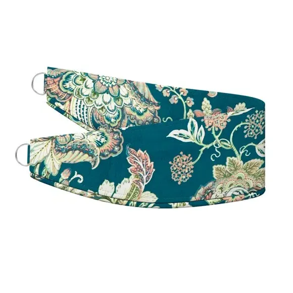 Floral Curtain Tieback - Teal