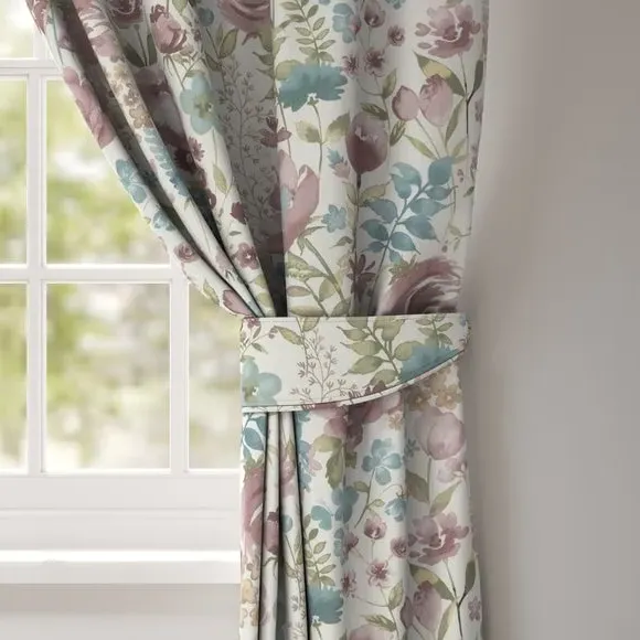 Floral Curtain Tieback - Teal