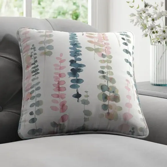 Floral Cushion Cover - Blush