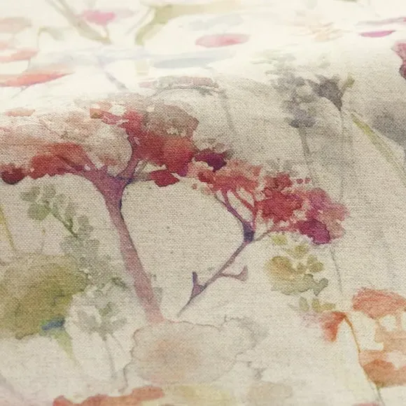 Floral Cushion Cover - Carnation, Cotton Linen