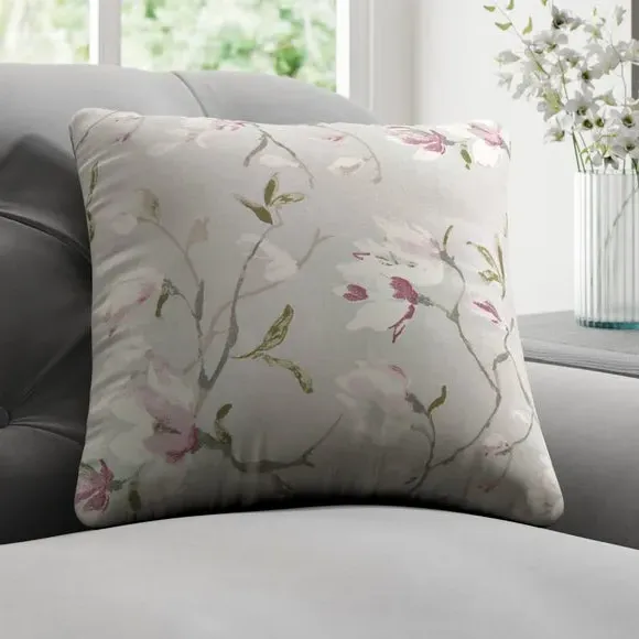 Floral Cushion Cover - Grey image